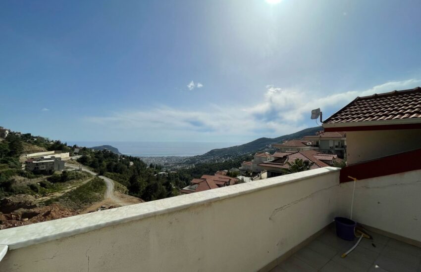 Havudsigt Billig duplex lejlighed til salg i Bektas Alanya Tyrkiet Atb 2304 13