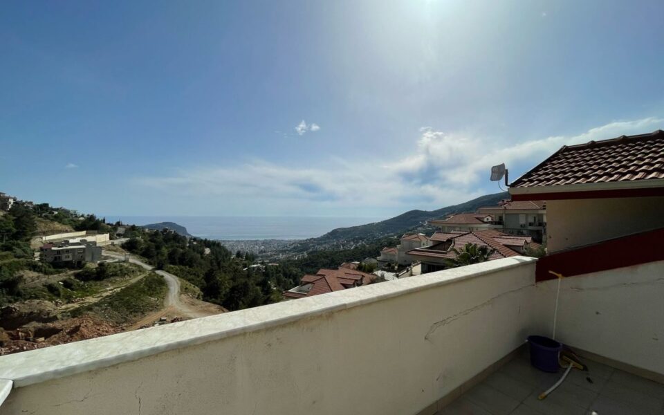 Bektaş Alanya Türkiye Atb 2304 13 Satılık Deniz Manzaralı Ucuz Dubleks Daire