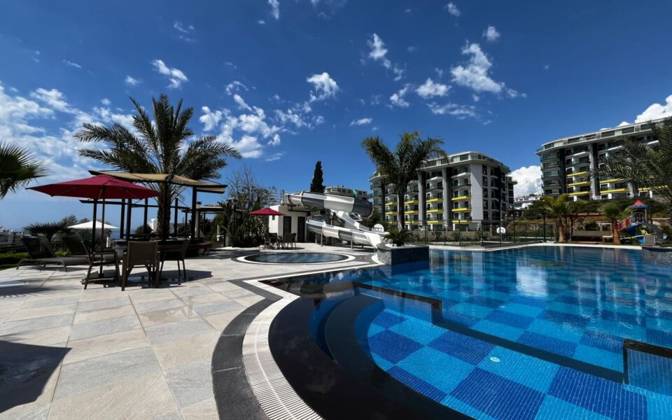4 Kargicak Alanya Tyrkia Rom Havutsikt Duplex Til salgs Mok 0505 1