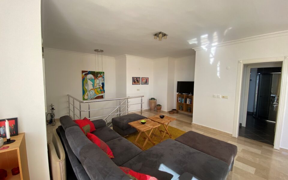 4 Room Turkey Tosmur Alanya Sea View Duplex For Sale Ntm 0505 2
