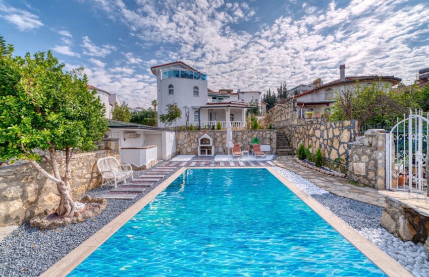 6 værelses Turkler Alanya Tyrkiet Triplex Villa Til salg Trv 0605 1