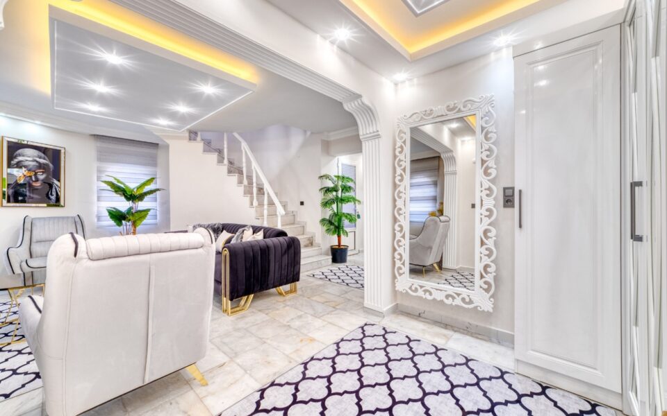 6 Room Turkler Alanya Turkey Triplex Villa Home For Sale Trv 0605 3