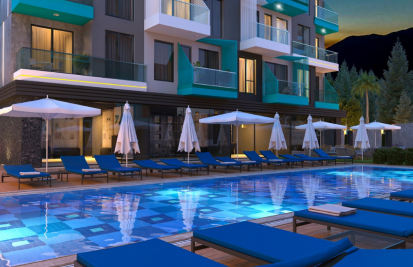 Cleopatra Beach Alanya Turkki Asunto myytävänä – DME-0105