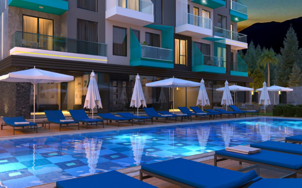 Cleopatra Beach Alanya Tyrkiet Lejlighed til salg – DME-0105