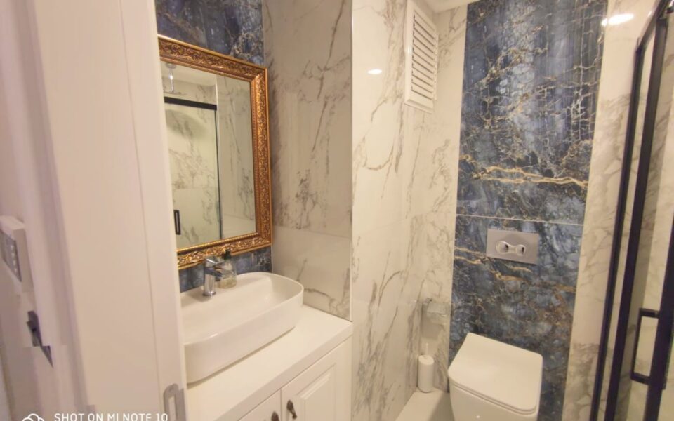 Kestel Alanya Tyrkia Beachfront 2-roms leilighet til salgs Emr 0305 3