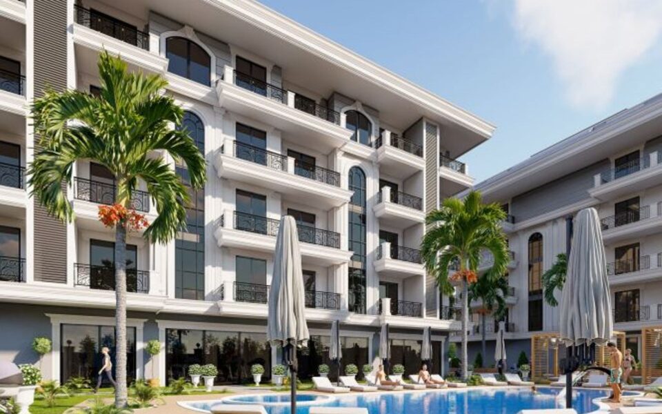 Oba Alanya Turkiet 2-rumslägenhet till salu Gro 0305 2
