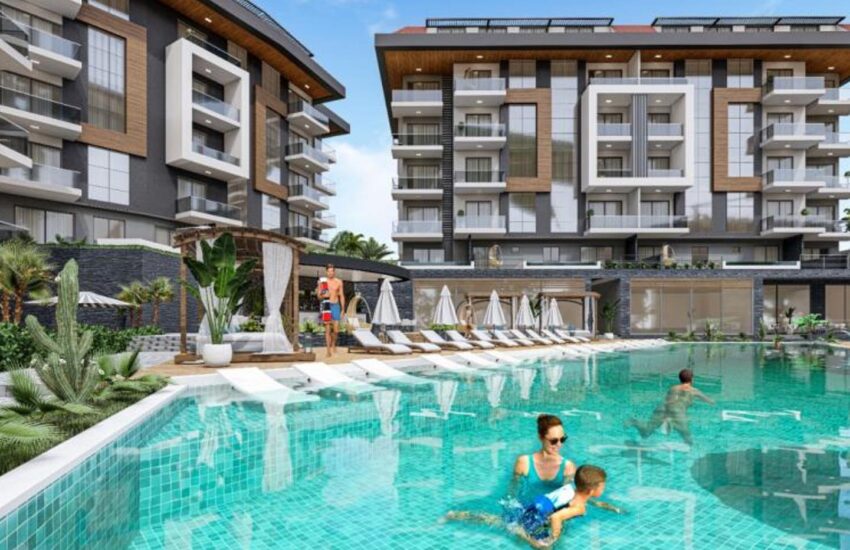 5 huoneen Luxury Duplex Myynnissä Kestel Alanyassa Turkki Spk 0706 1