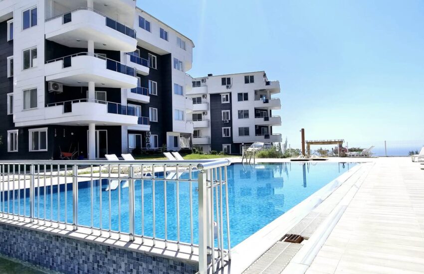 Mahmutlar Alanya Turkiet Havsutsikt Billig 3 rum lägenhet till salu Jle 2909 8