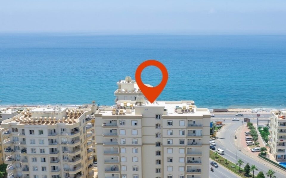 Tosmur Alanya Beachfront 3 roms leiligheter til salgs Taf 0809 11