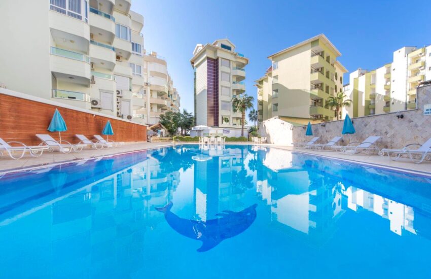 Beachfront Oba Alanya Turkiet 3 rum lägenheter till salu – BGE-1310
