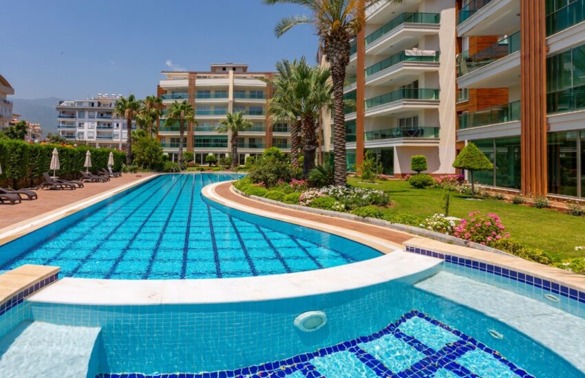 3 rums billig Oba Alanya Turkiet lägenhet till salu Gob 0601 10