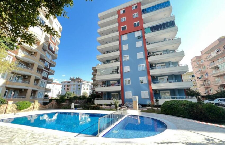 1 olohuone 2 makuuhuoneen parhaaseen hintaan asunto myytävänä Tosmurissa Alanya Lts 2803 12