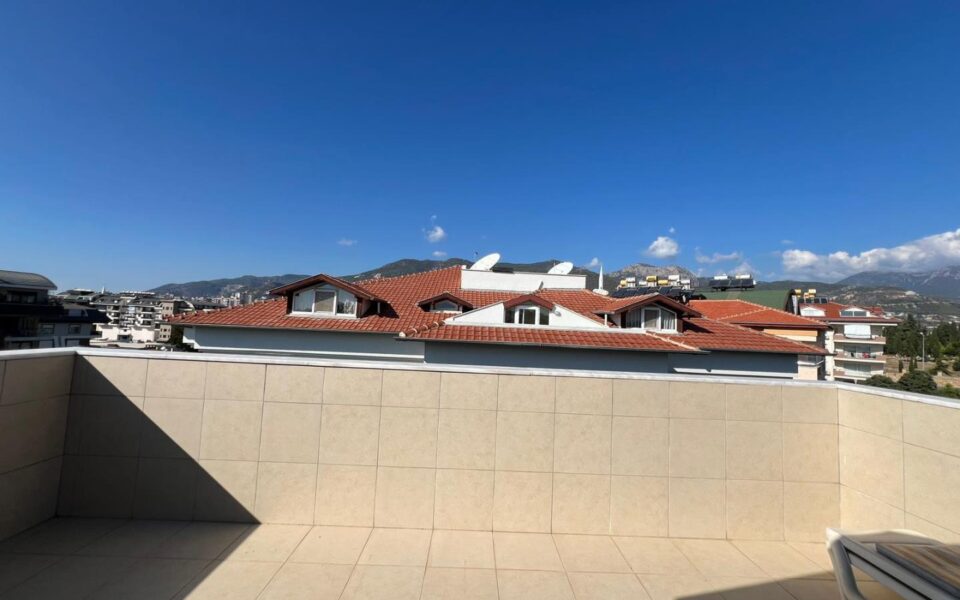 4 soveværelser 1 stue 200 kvm Bedste pris Billig duplex til salg i Oba Alanya Tyrkiet Pko 2703 4