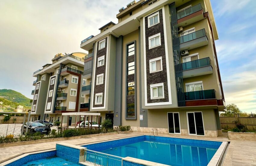 4 soveværelser 1 stue duplex lejlighed til salg i Oba Alanya Tyrkiet Pkr 2503 2