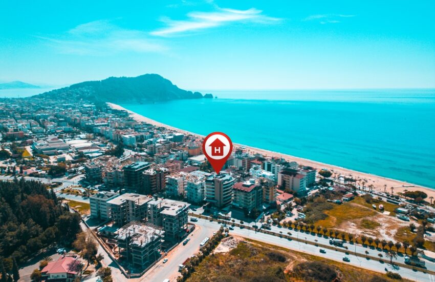 3 værelses duplex til salg i Cleopatra Beach Alanya Tyrkiet Ltc 2904 1