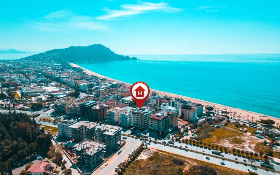 3 huoneen duplex myytävänä Cleopatra Beachilla Alanya Turkey Ltc 2904 1