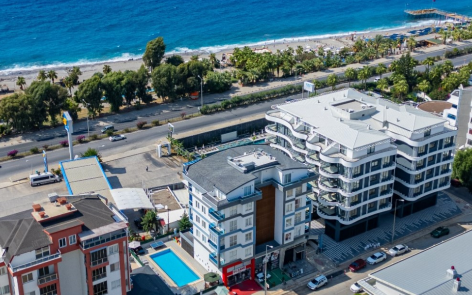 Beachfront 2 Room Cheap Apartment For Sale In Kargicak Alanya Turkey Cty 1404 1