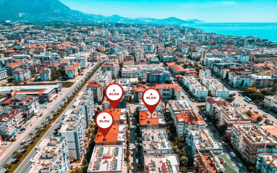 Beste pris Billig Oba Alanya Tyrkia 3 roms leilighet til salgs Lbr 2404* 1