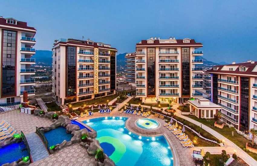 Luksus 3 værelses lejlighed til salg Cikcilli Alanya Tyrkiet Ndr 0505 12