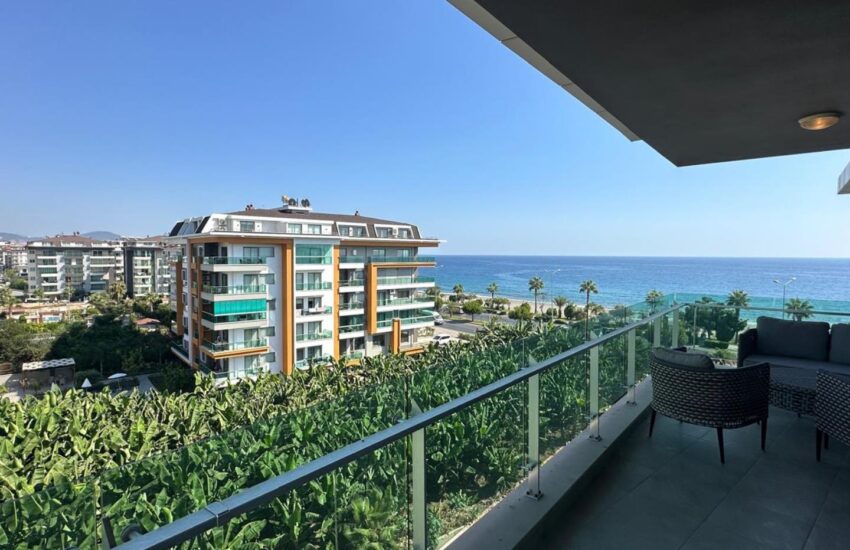 Kestel Alanya Tyrkiet Beachfront 5 værelses duplex lejlighed til salg Rbp 1706 8