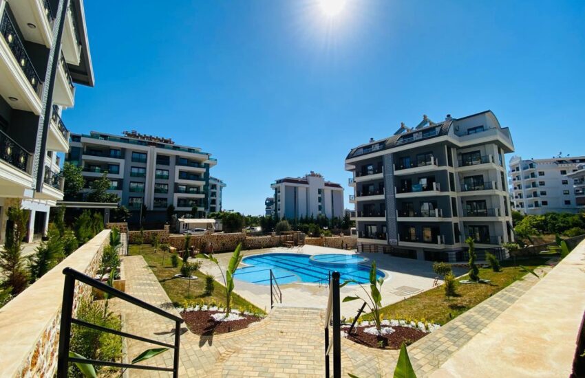 3 rums billig duplex till salu i Oba Alanya Turkiet Lya 2107 9