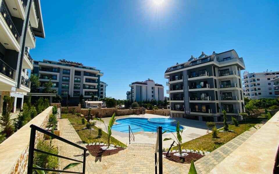 3 roms billig duplex til salgs i Oba Alanya Tyrkia Lya 2107 9