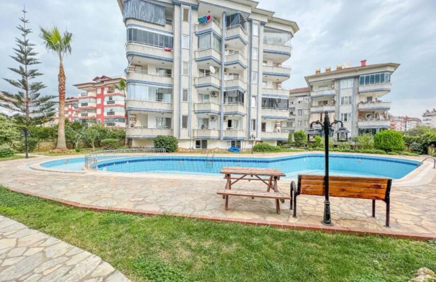 Tæt på stranden 3 værelses lejlighed til salg i Oba Alanya Tyrkiet – DGO-2907