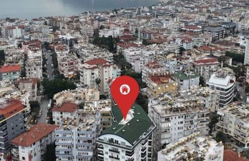 In Strandnähe Günstige 4-Zimmer-Wohnung zum Verkauf im Stadtzentrum von Alanya – GLA-3107