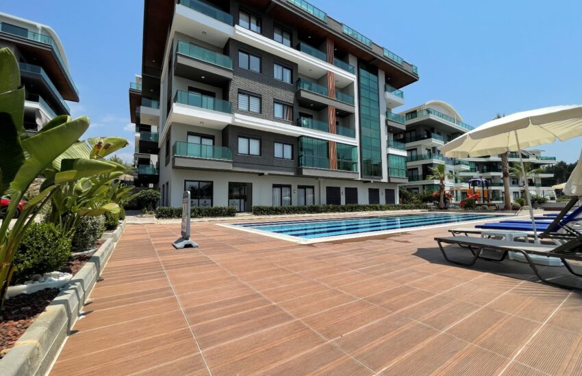 2 sovrum 1 vardagsrum 2 badrum Billiga duplex till salu i Oba Alanya Turkiet – PSO-0708