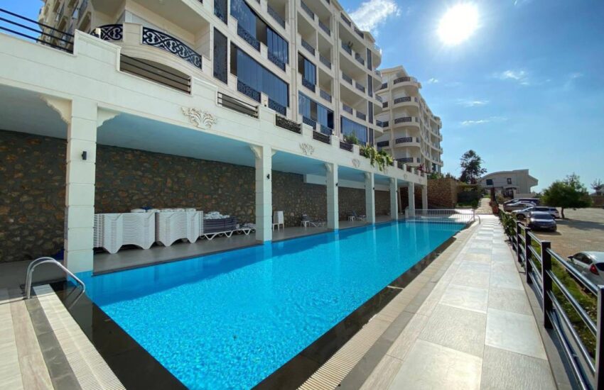 4 værelses 140 kvm haveduplex til salg i Oba Alanya Tyrkiet – PLO-2008
