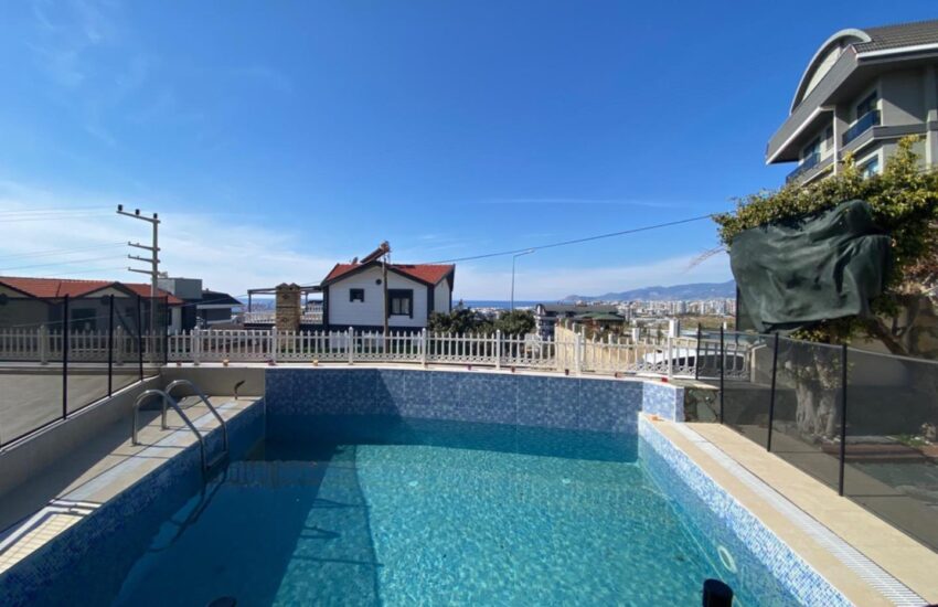4 værelses privat villa bolig til salg i Kargicak Alanya Antalya Tyrkiet Dmk 1308 14