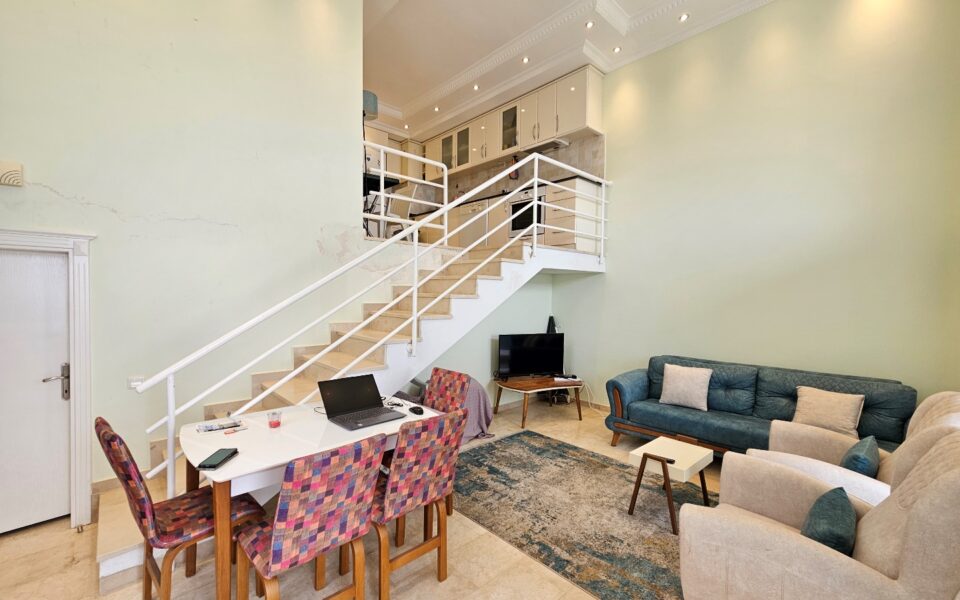 3 rom billig best pris hage duplex til salgs i Alanya Tyrkia fra eier – OTE-0309