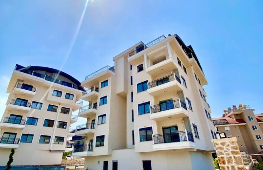 3 roms billig duplex til salgs i Oba Alanya Tyrkia – CTM-0109