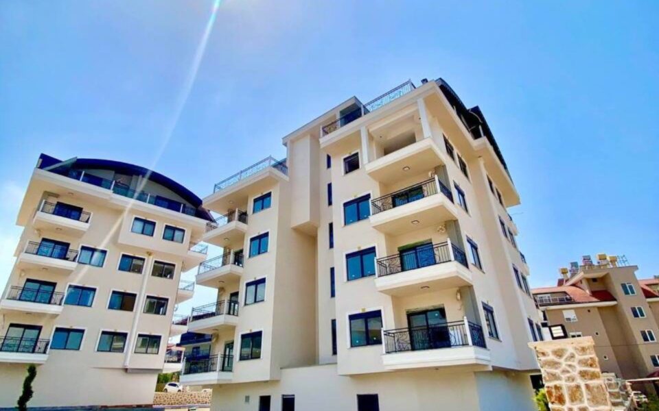 3 roms billig duplex til salgs i Oba Alanya Tyrkia – CTM-0109