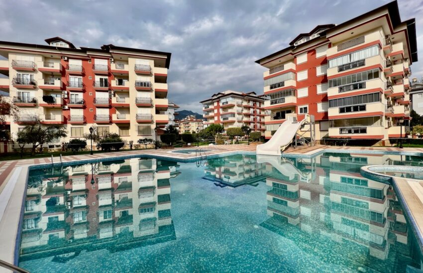 In Strandnähe Günstige 120 m² große 3-Zimmer-Wohnung zum Verkauf in Oba Alanya – SUO-0109