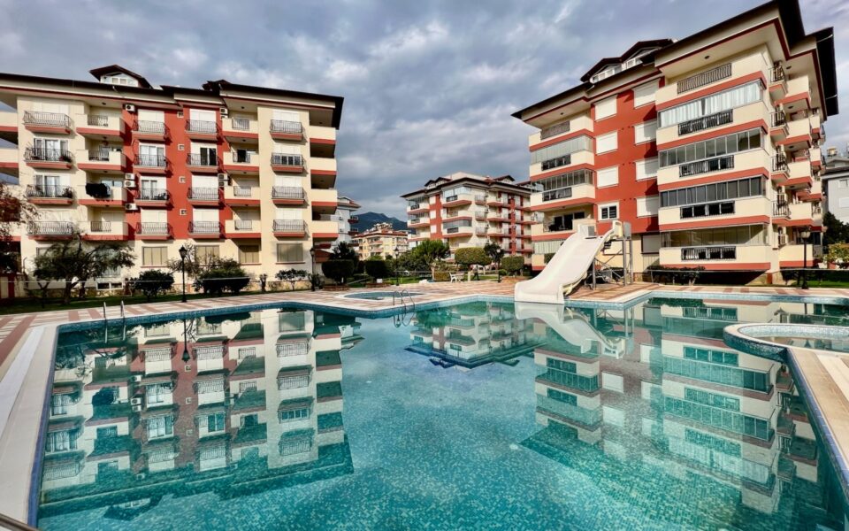 Nær stranden Billig 120 kvm 3 roms leilighet til salgs i Oba Alanya – SUO-0109