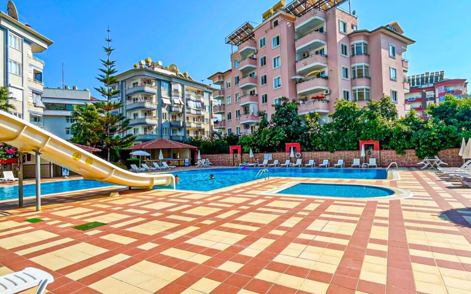 Nær stranden Billig 120 kvm 3 roms leilighet til salgs i Oba Alanya – SUO-0109