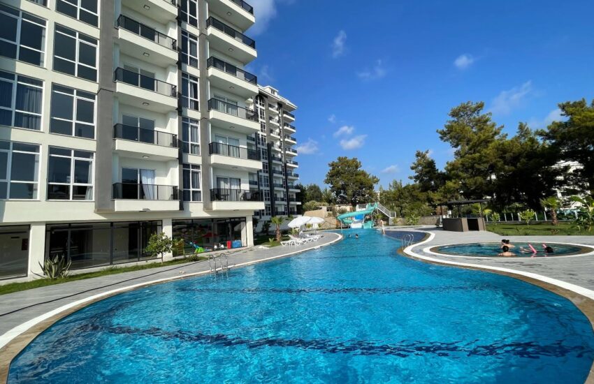 PRA-1510 – 2 værelses billige lejligheder til salg i Avsallar Alanya Tyrkiet – 52000 Euro