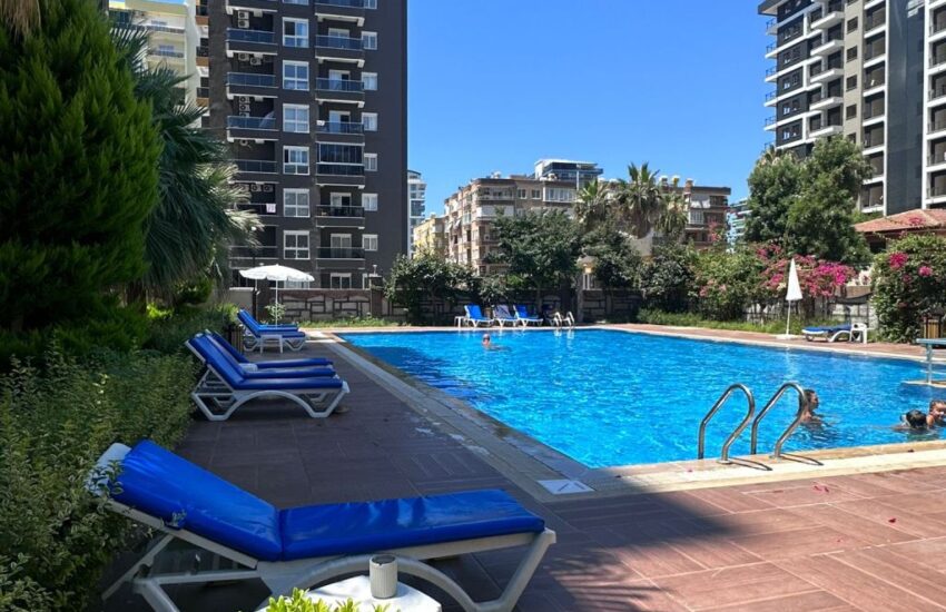 Apartment mit 1 Schlafzimmer und 1 Wohnzimmer zu verkaufen Mahmutlar Alanya Türkei -TOW-1501