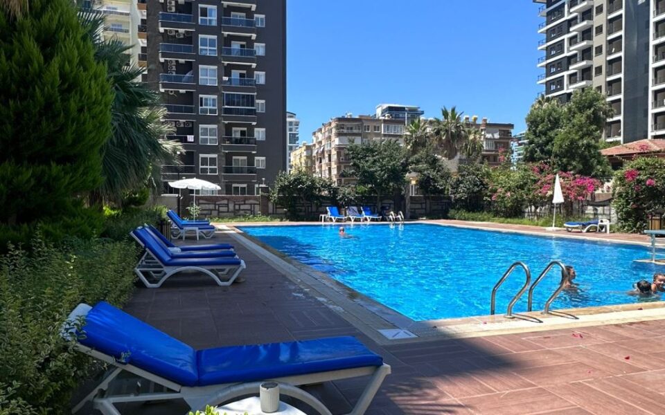 1 sovrum 1 vardagsrum lägenhet till salu Mahmutlar Alanya Turkiet -TOW-1501