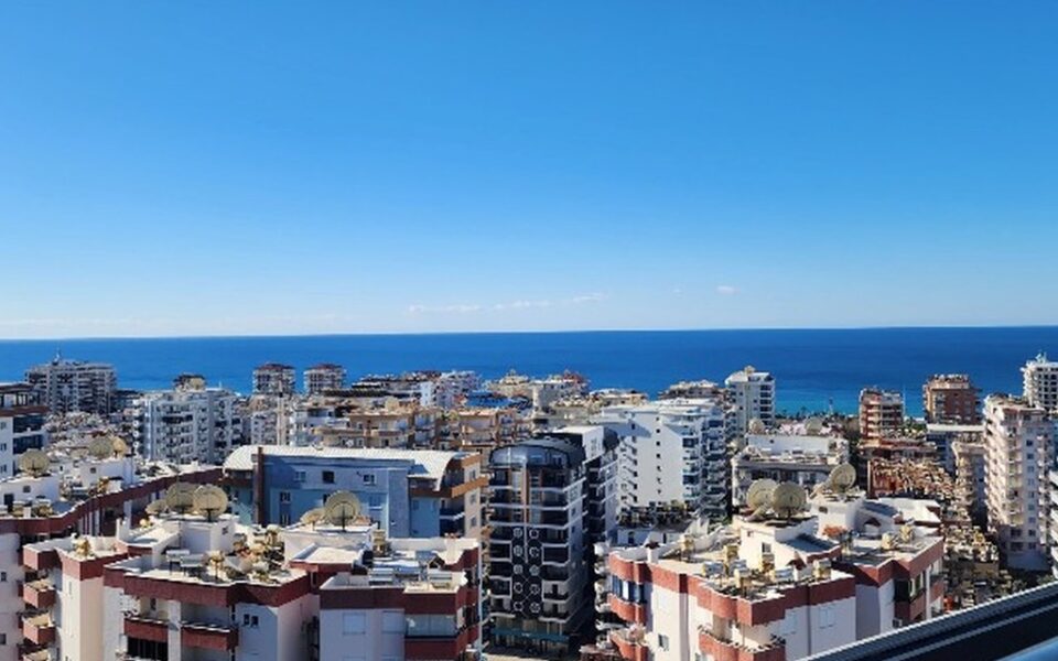 Havudsigt Splinterny Penthouse Lejlighed til salg i Alanya Mahmutlar 165000 Euro