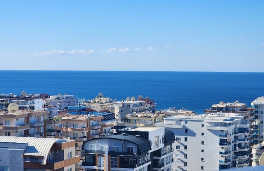 Havudsigt Splinterny Penthouse Lejlighed til salg i Alanya Mahmutlar 165000 Euro