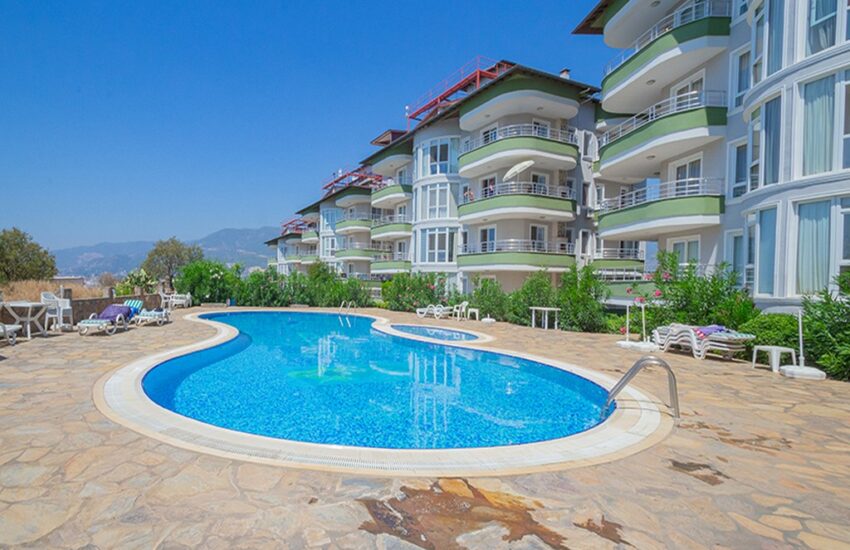 Billig 3 Værelser Alanya Tosmur Havudsigt Lejlighed til salg fra ejer – 118000 Euro