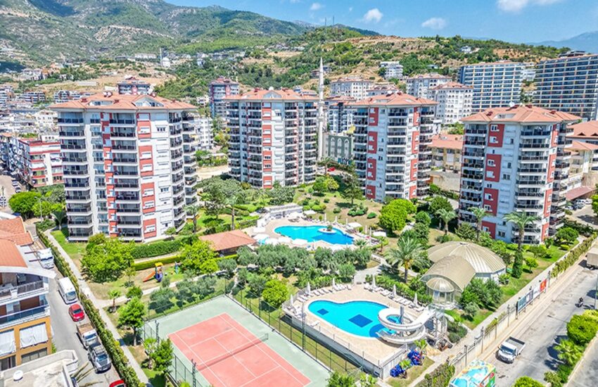 Opportunity Luxury Residence Lejlighed til salg i Cikcilli Alanya Havudsigt – 120000 Euro