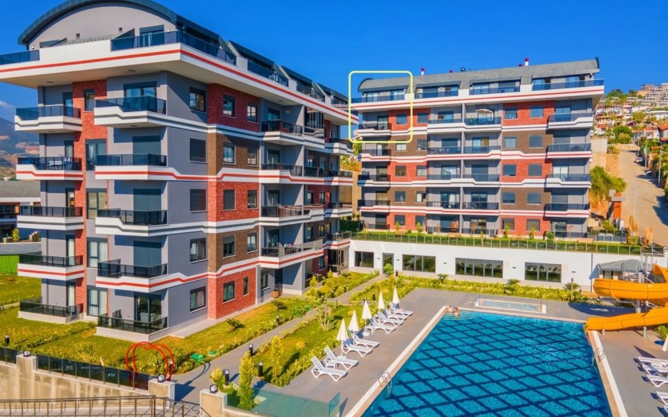 4 roms sjøutsikt duplex leilighet til salgs i Kargicak Alanya fra eier 222500 Euro 11