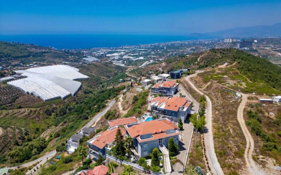3 Room Cheap Apartment For Sale With Sea View In Kargicak Alanya 90000 Euro 23