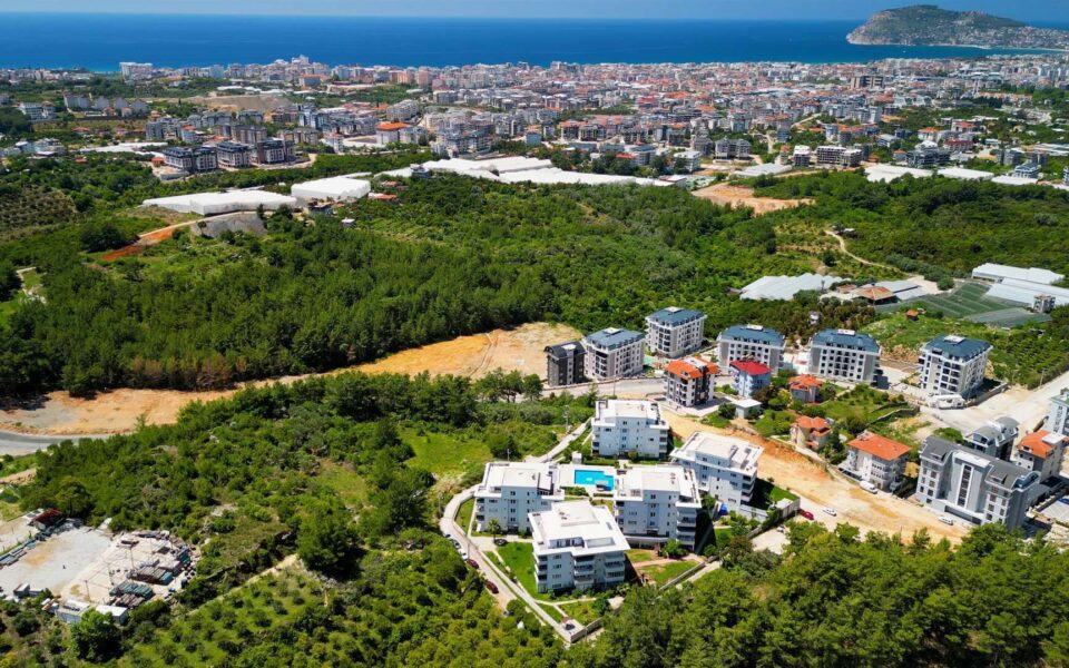 3 Room Cheap Duplex Apartment For Sale With Sea And Castle View In Alanya Oba From Owner 135000 Euro 2