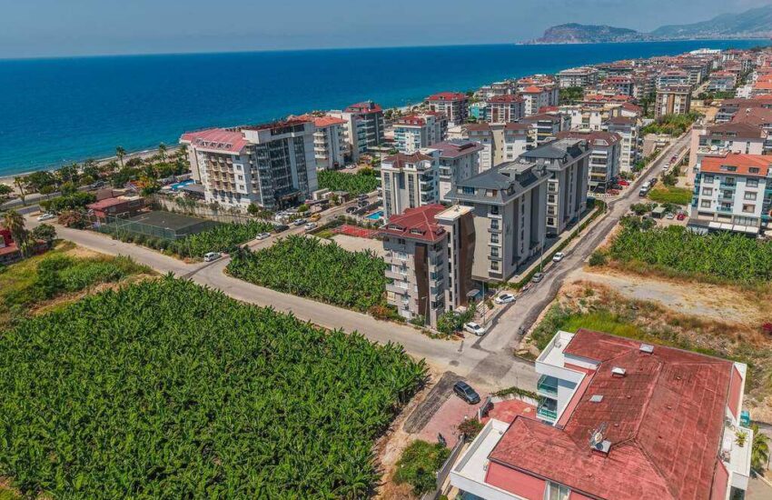 4 Room Cheap Garden Duplex Apartment For Sale 200 M To Beach In Kestel Alanya 177500 Euro 24
