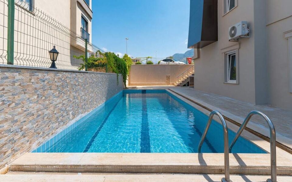 4 Room Cheap Garden Duplex Apartment For Sale 200 M To Beach In Kestel Alanya 177500 Euro 29